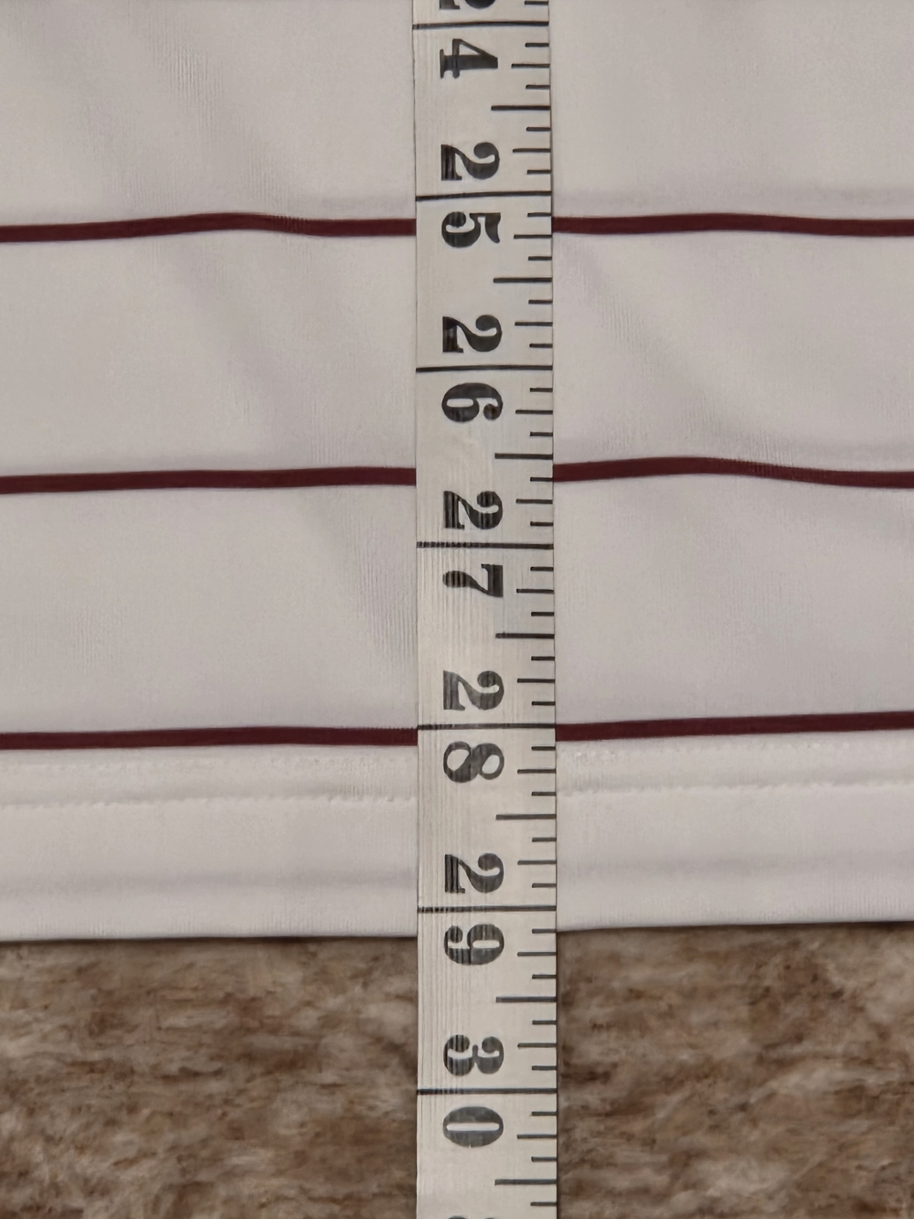 Under Armour Men’s White Stripe Polo Shirt - Picture 5 of 6